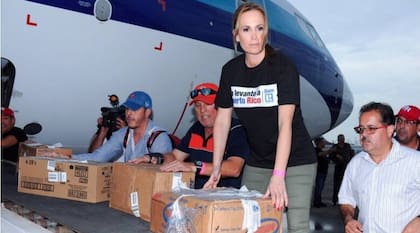 Natalia Denegri recibió en Nueva York el premio María Callas por sus labores
humanitarias