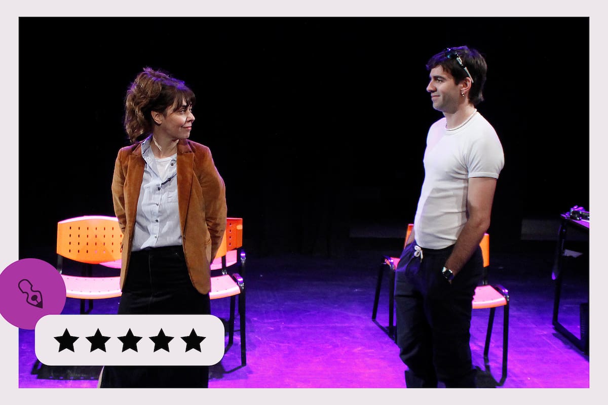 Natalia Giardinieri y Nahuel Monasterio, dos de los actores de Tutorial