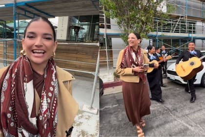 Natalia Jiménez realizó una "protesta pacífica" contra un restaurante de Los Ángeles