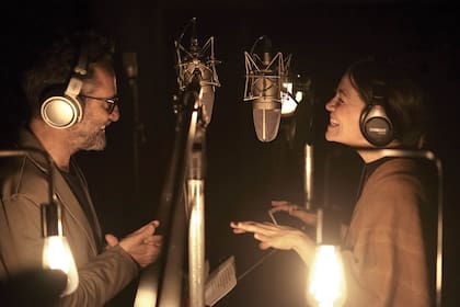 Natalia Lafourcade junto a Jorge Drexler