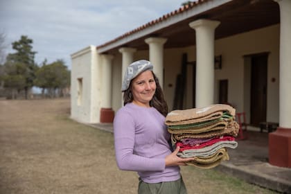 Natalia Lescano trabaja en San Pedro Viejo.