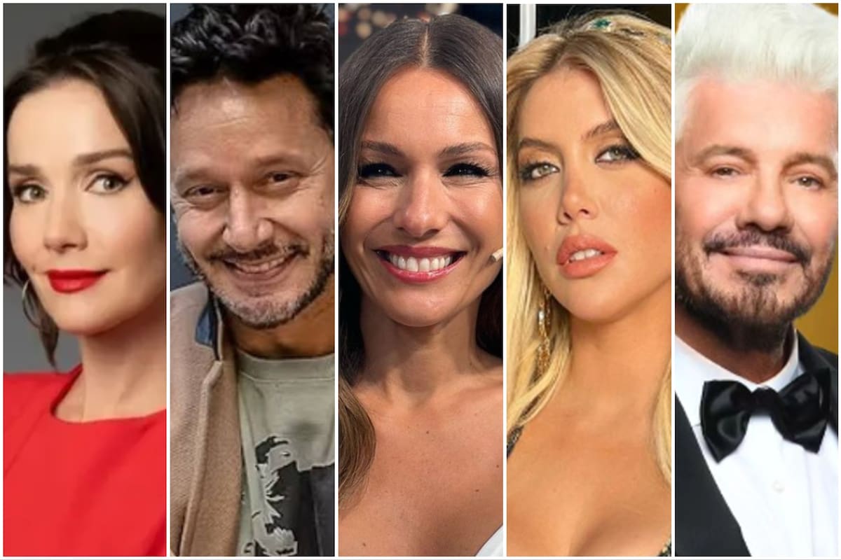 Natalia Oreiro, Benjamín Vicuña, Pampita Ardohain, Wanda Nara y Marcelo Tinelli forman parte de los nominados a los premios