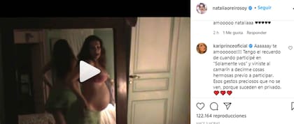 El intercambio de Karina, la princesita y Natalia Oreiro