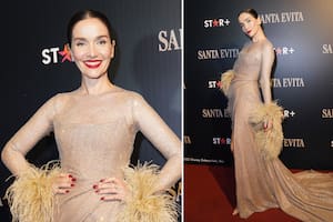 Natalia Oreiro, en el estreno de Santa Evita en el Colón