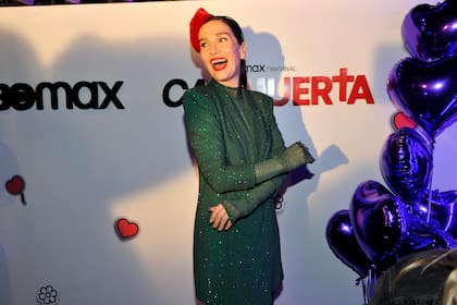 Natalia Oreiro en la presentación de su último film Casi Muerta para HBO MAX