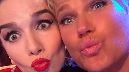 Natalia Oreiro junto a Xuxa
