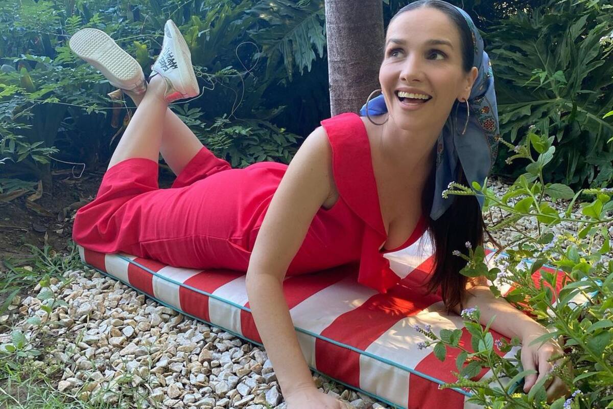 Natalia Oreiro le mostró a sus seguidores el blooper que tuvo durante una sesión de fotos