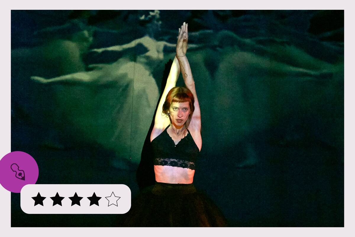 Natalia Pelayo en "Hoy bailamos para siempre", creación del bailarín y coreógrafo Federico Fontán