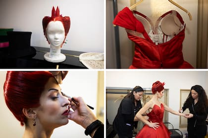 Natalia Pelayo se prepara para interpretar a la Reina de Corazones en "Alice's Adventures in Wonderland", la obra de Christopher Wheeldon que llega al repertorio del Ballet Estable del Teatro Colón