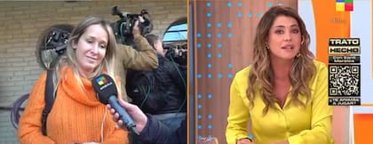 Natalia Prandi dialogó en vivo con Pamela (Foto: Captura América TV)