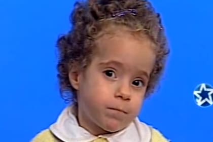 Natalia Sotillo apareció en Agrandadytos cuando tenía 3 años (Foto: Captura de YouTube)