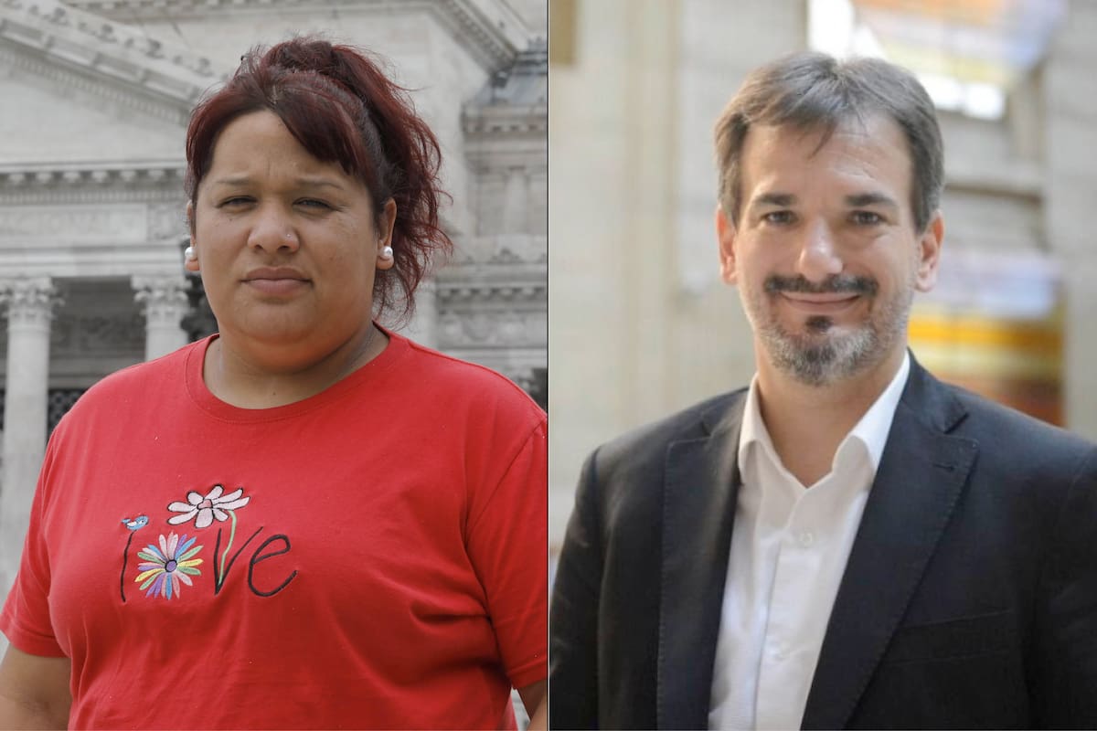 Natalia Zaracho y Sebastián Galmarini