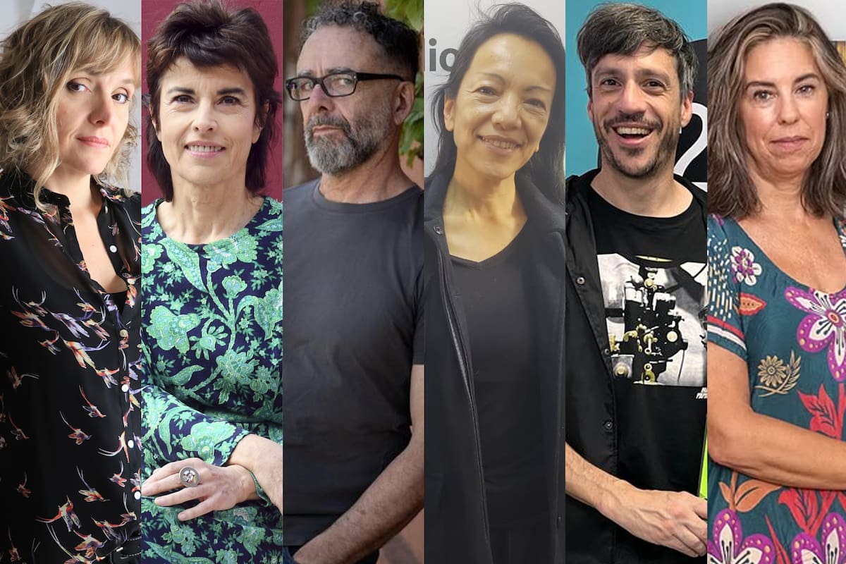 Natalia Zito, Paula Pérez Alonso, Fabián Martínez Siccardi, Alejandra Kamiya, Enzo Maqueira y Agustina Caride