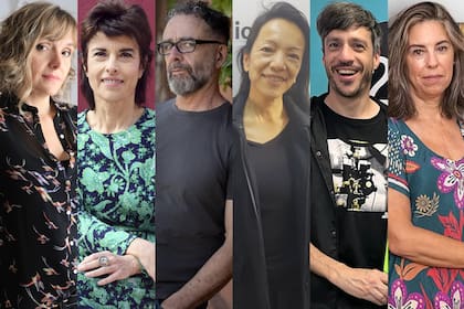 Natalia Zito, Paula Pérez Alonso, Fabián Martínez Siccardi, Alejandra Kamiya, Enzo Maqueira y Agustina Caride