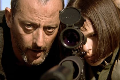 Natalie Portman junto a Jean Reno