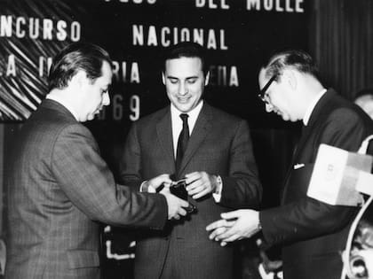 Natalio Alba, premiado en un concurso nacional de la industria láctea argentina