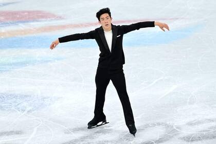 Nathan Chen se lució con su rutina de patinaje artístico