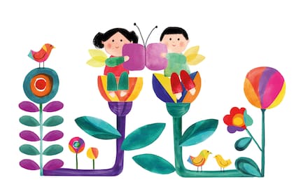Naturaleza, poesía y lecturas compartidas, en una ilustración de María Elina