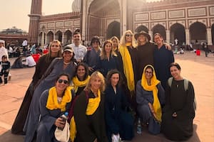 Naty Franz viajó a la India con un grupo de 15 personas y mostró todo en sus redes sociales