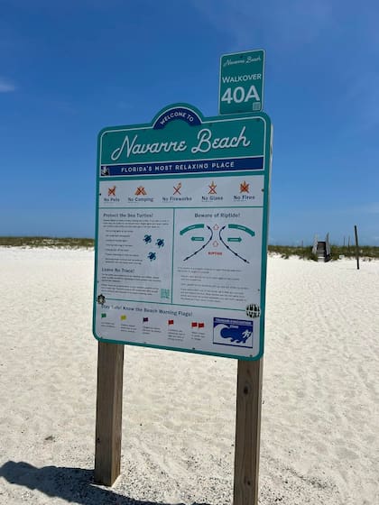 Navarre Beach es conocida oficialmente como el “lugar más relajante de Florida”