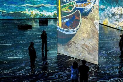 Navegar en las aguas del genio holandés, una sensación de la muestra inmersiva "Imagine Van Gogh"