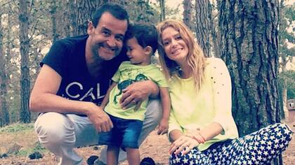 Navia, Escudero y el pequeño Benicio, felices con la gran noticia
