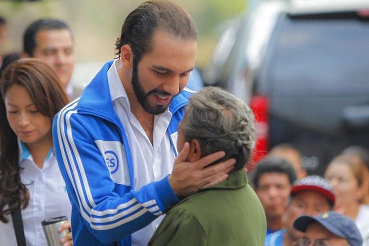 Nayib Bukele, cuando era alcalde de Nuevo Cuscatlán