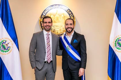 Nayib Bukele y su hermano Karim