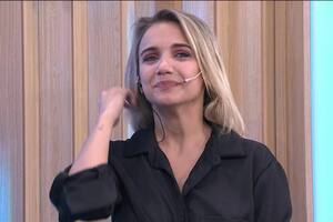Nazarena Di Serio emocionó en la despedida de Arriba argentinos (eltrece) (Foto: Captura de video)