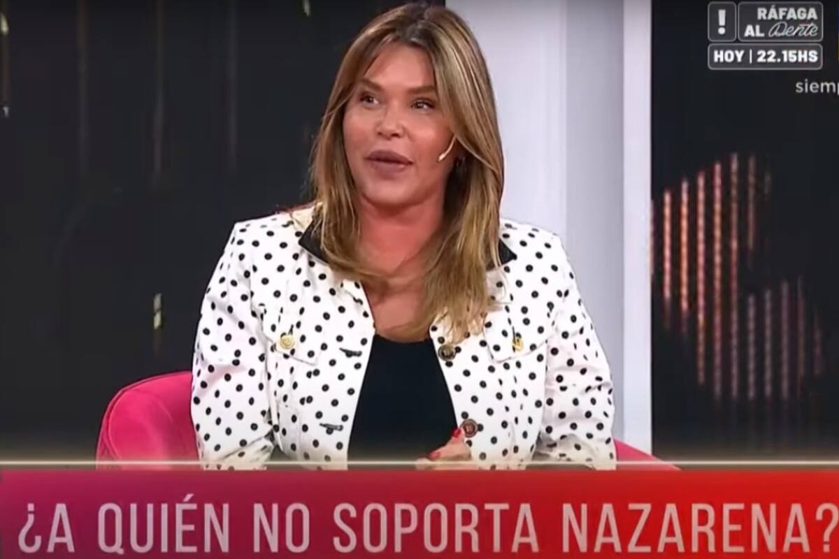 Nazarena Vélez lanzó una frase al aire que llamó la atención de todos