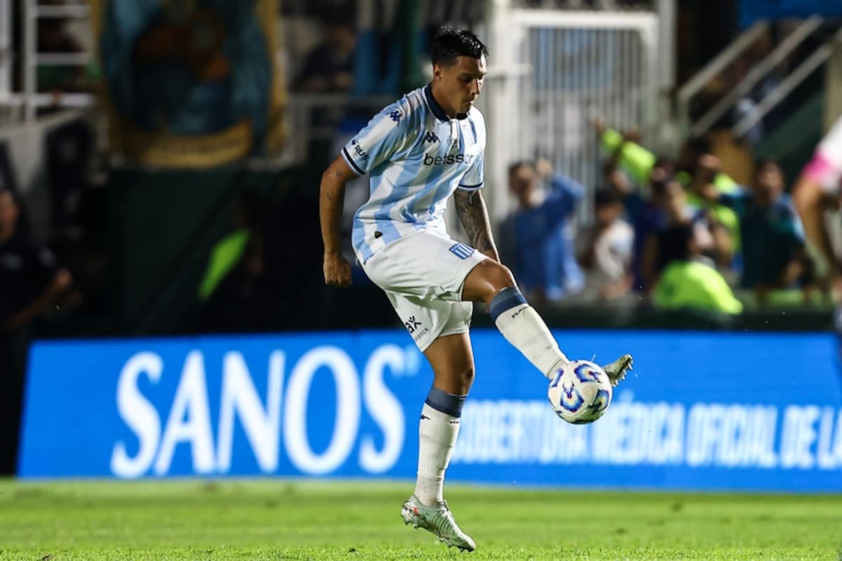 Nazareno Colombo sería titular en el encuentro de este miércoles entre Racing y Botafogo, por la Copa Sudamericana