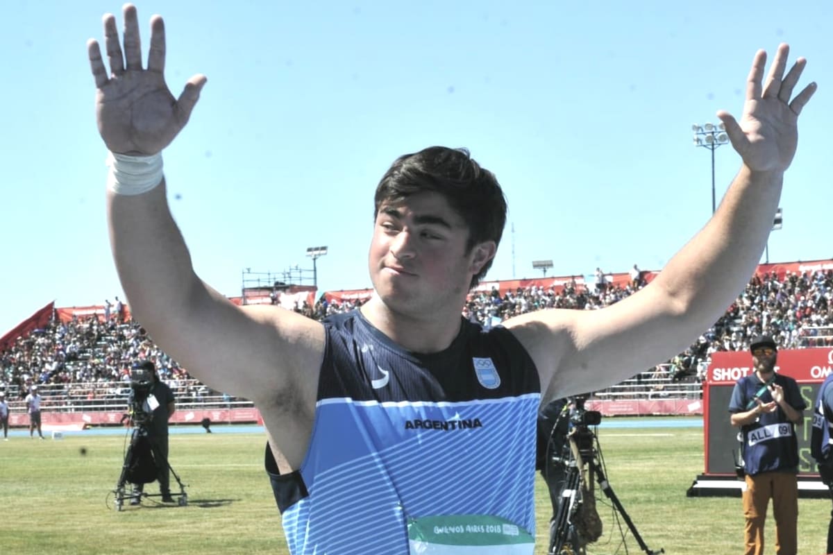 Nazareno Sasia, campeón olímpico