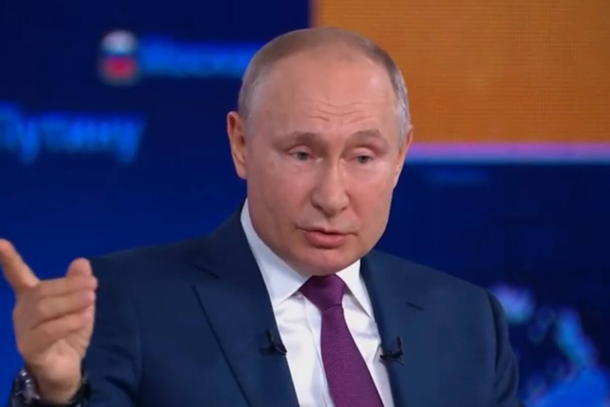 "Necesitaba estar protegido", dijo Putin en el evento televisivo anual Línea Directa
