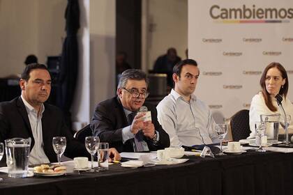 Negri, ayer, durante el encuentro nacional de Cambiemos