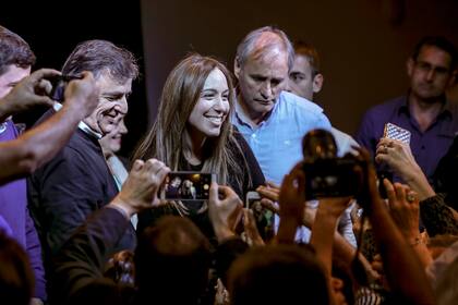 Negri, Vidal y Baldassi compartieron un acto con militantes de Cambiemos