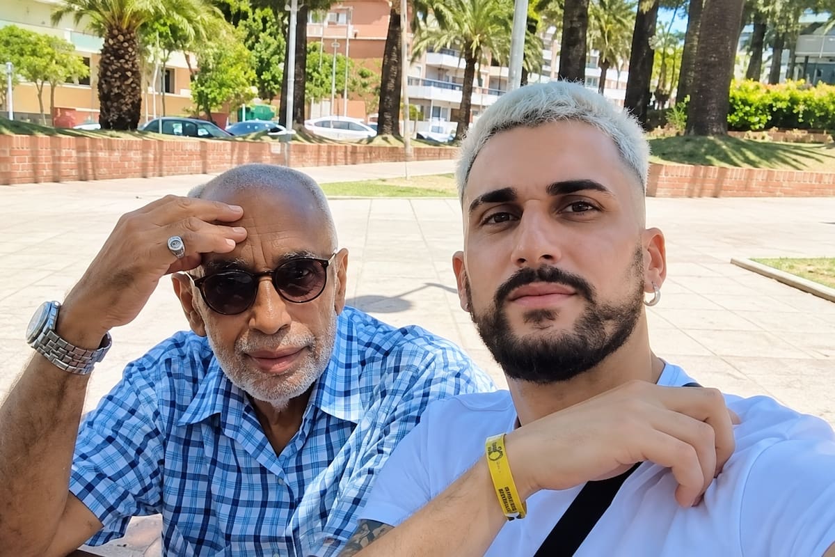 Negro Oro junto a Bruno Federico, el último novio que presentó el reconocido periodista a sus seguidores
