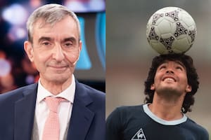 Nelson Castro presentó en Almorzando con Mirtha Legrand (eltrece) su nuevo libro sobre Diego Maradona