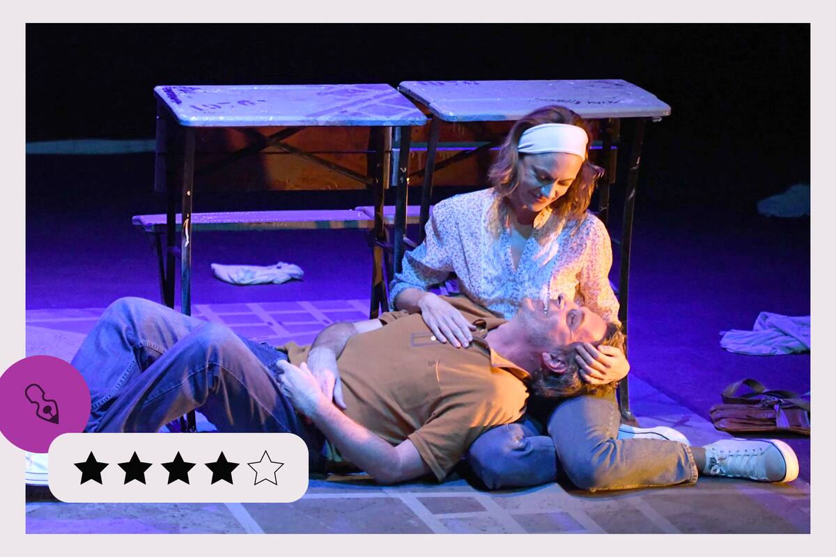 Nelson Rueda y Alexia Moyano en 600 gramos de olvido