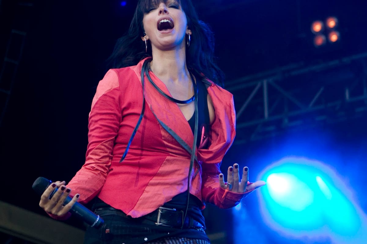 Nena en Berlín, en 2008, interpretando "99 Luft Ballons"