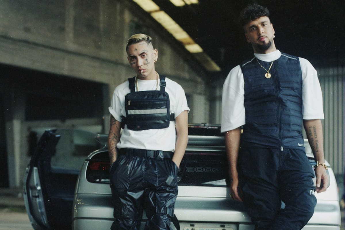 Neo Pistea y Dante, en el video de "No sigas"