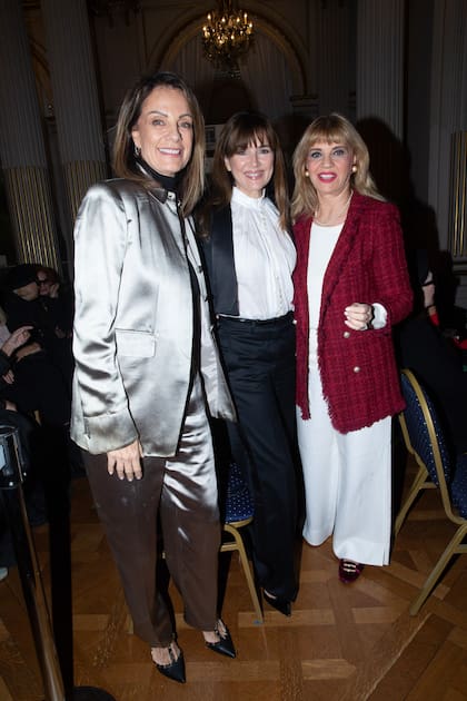 Nequi Galotti, Andrea Frigerio y Teté Coustarot se pusieron al día.