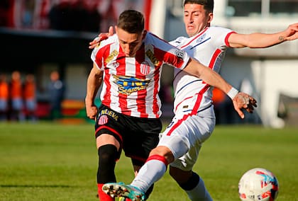 Neri Bandiera, autor del segundo gol de Barracas ante San Lorenzo