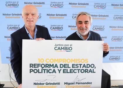 Néstor Grindetti y Miguel Fernández