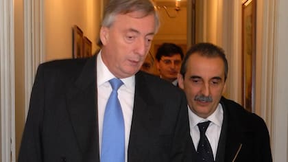 Néstor Kirchner y Guillermo Moreno, en 2007, cuando intervinieron el Indec