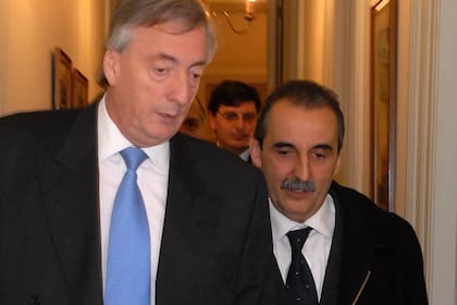Néstor Kirchner y Guillermo Moreno en el 2007