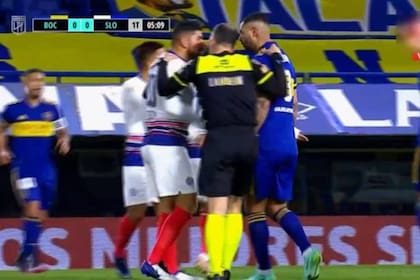 El picante diálogo que mantuvieron Ortigoza y Cardona en el partido Boca - San Lorenzo
