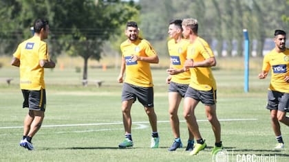 Néstor Ortigoza y su primera práctica en Rosario Central