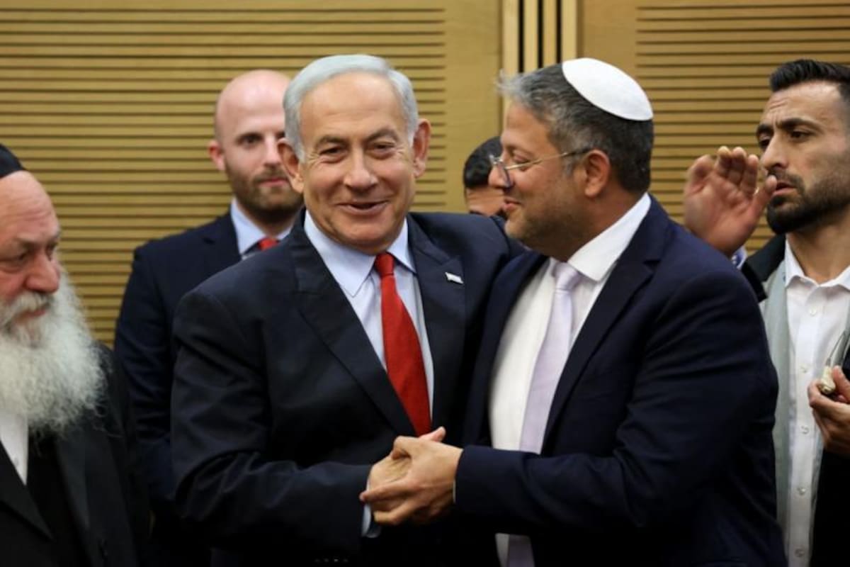 Netanyahu, que respaldó la ley, en la Knesset