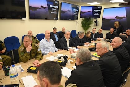 Netanyahu reunido con su gabinete de guerra
