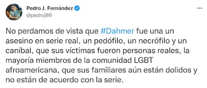 Netflix retiró el tag LGTB de la miniserie.